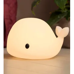 Lámpara LED infantil ballena | Luz nocturna bebé