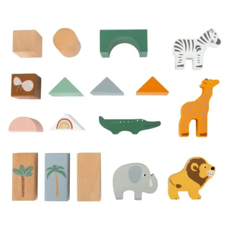 Bloques de Construcción de Madera Safari | Japitelsa Kids