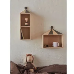 Sonajero de madera oso bebé | Juguete sensorial