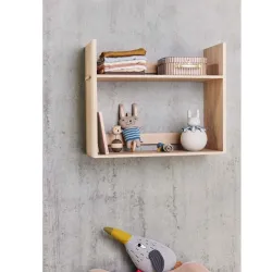 Sonajero de madera oso bebé | Juguete sensorial