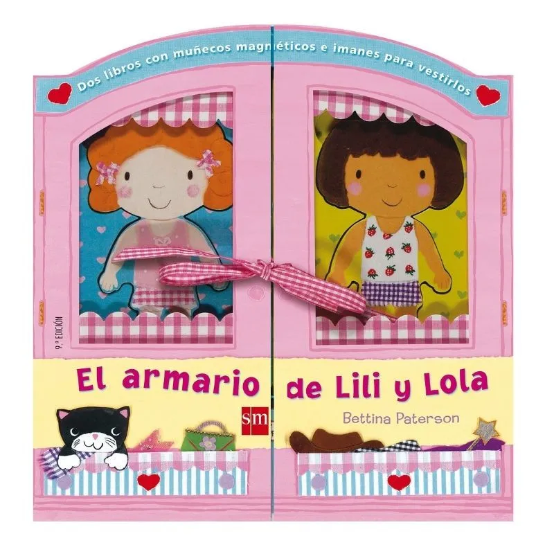 El armario de Lili y Lola | Libro con imanes