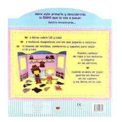 El armario de Lili y Lola | Libro con imanes