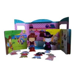 El armario de Lili y Lola | Libro con imanes