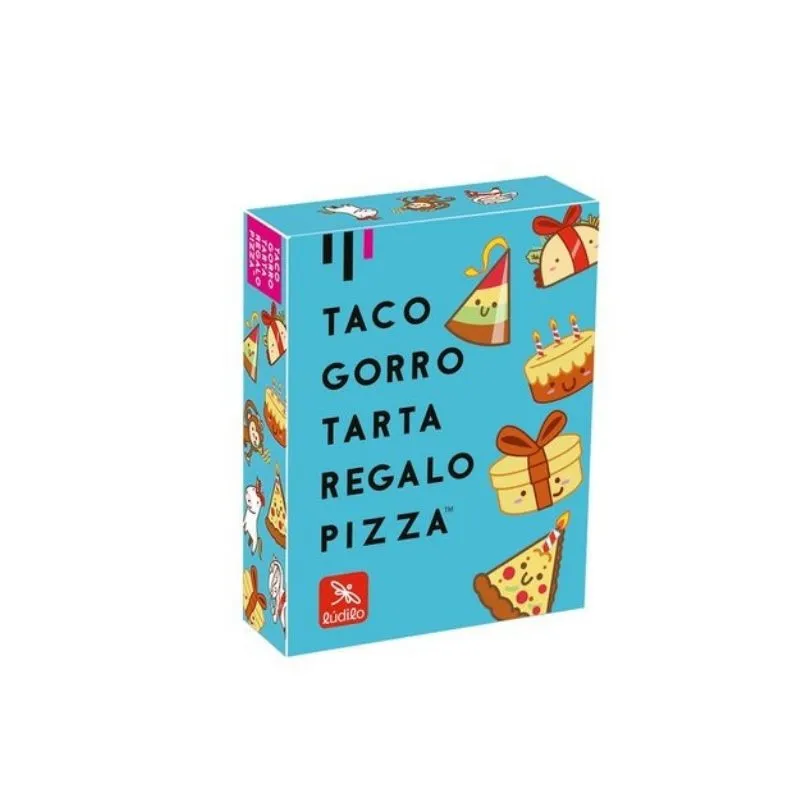 Taco Gorro Tarta Regalo Pizza | Juego de cartas familiar