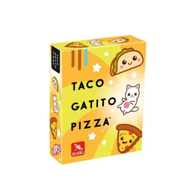 Taco Gatito Pizza | Juego de cartas para niños +3 años
