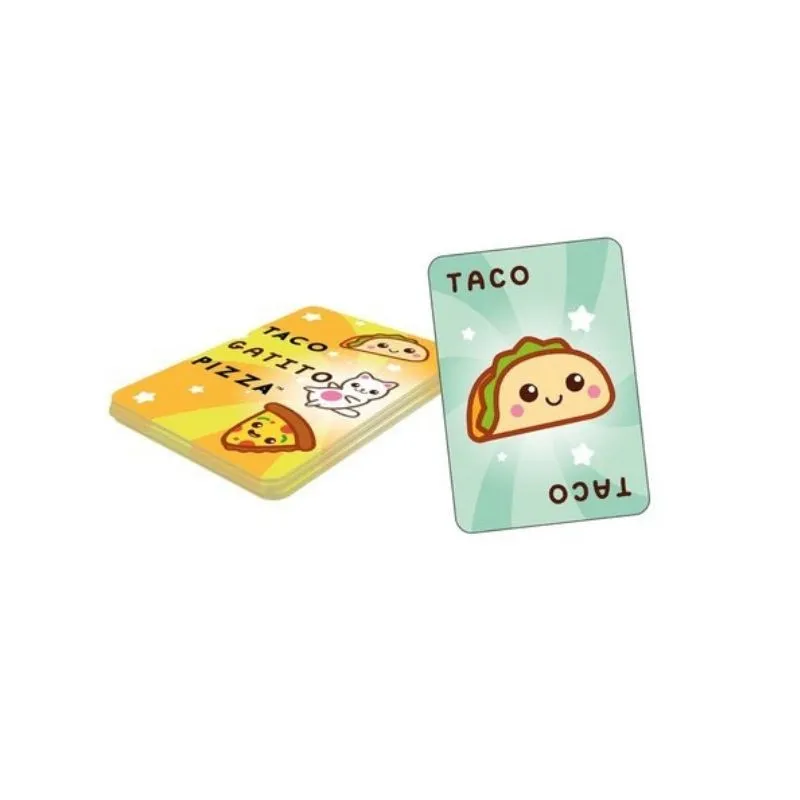 Taco Gatito Pizza | Juego de cartas para niños +3 años