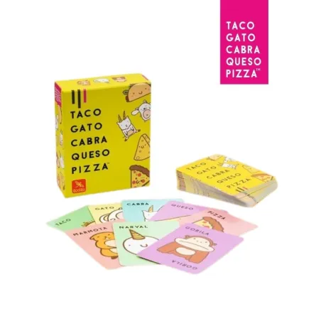 Taco Gato Cabra Queso Pizza | Juego de cartas familiar