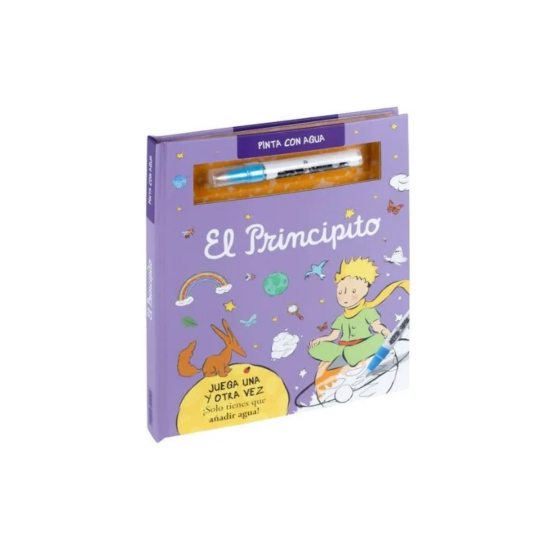 El Principito Pinta con Agua | Libro reutilizable infantil